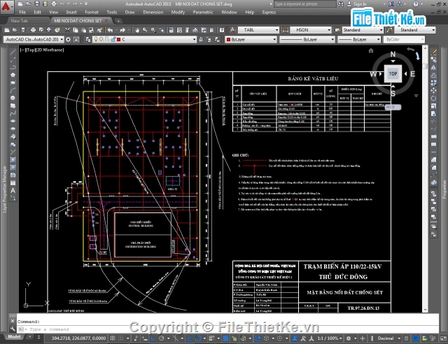 File cad,File Auto cad,trạm biến áp,thiết kế trạm biến áp